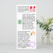 自閉症誕生日ボーイフラットカード (スタンド正面)