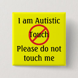 自閉症警告なしTouch 缶バッジ