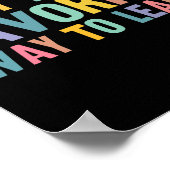 自閉症遊の先生は私のお気に入りの方学法だ ポスター (角)