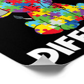 自閉症違う象の幽閉症になる ポスター (角)