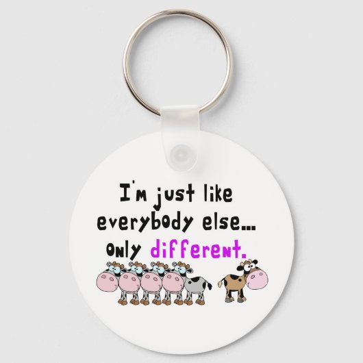 自閉症違う キーホルダー (正面)