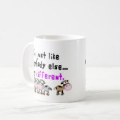 自閉症違う コーヒーマグカップ (正面左)