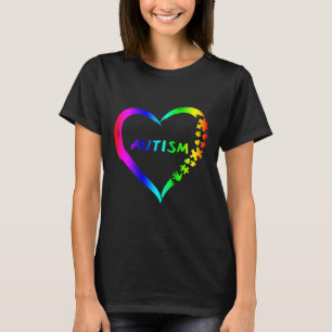 自閉症障害認識度月サポート Tシャツ