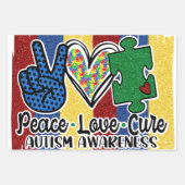 自閉症19インチx 29インチラッピング紙シート ラッピングペーパーシート (正面)