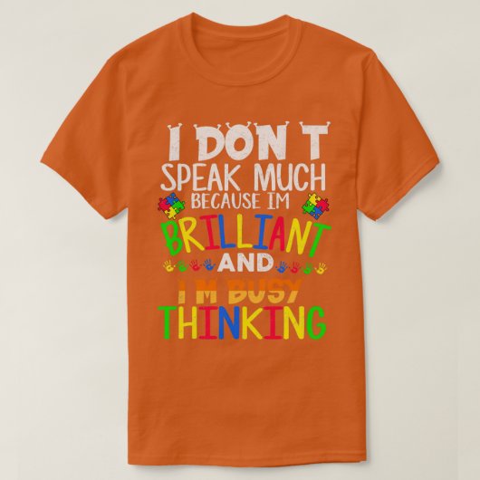 自閉症3 Tシャツ (デザイン正面)
