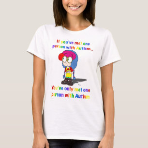 自閉症: ひとりひとり違うんだTシャツ Tシャツ