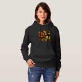 自閉症+アスド+啓発+ジグソーパズル+ピース+秋+感謝祭 パーカ (正面フル)