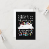 自閉症 カード (正面/裏面インサイチュ)