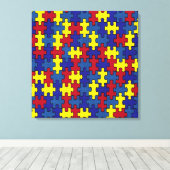 自閉症 キャンバスプリント (インサイチュ (ウッドフロア))