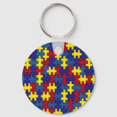 自閉症 キーホルダー (正面)