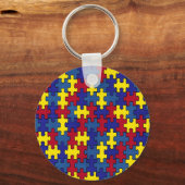 自閉症 キーホルダー (正面)