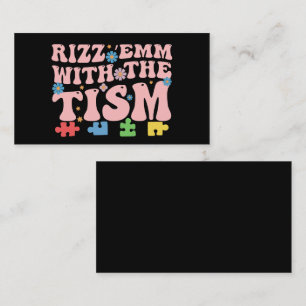 自閉症 コミック Rizz Em With The Tism ミーム 自閉症スペクトラム 名刺