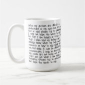 自閉症 コーヒーマグカップ (左)