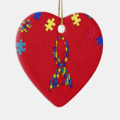 自閉症 セラミックオーナメント (右)