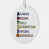 自閉症 セラミックオーナメント (右)