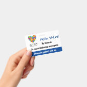 自閉症 バッジ (手持ち)