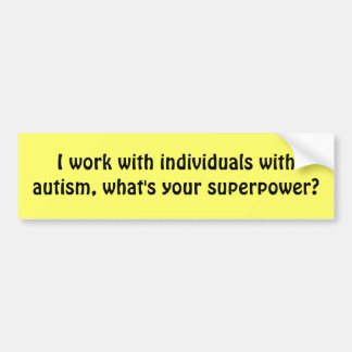 自閉症 バンパーステッカー