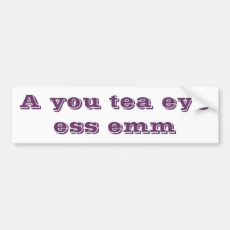 自閉症 バンパーステッカー