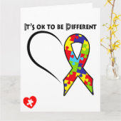 自閉症 – ビッグカード（8.5インチx 11インチ） カード (黄色い花)