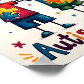 自閉症 ポスター (角)