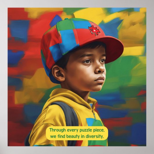 自閉症 – ポスター (正面)