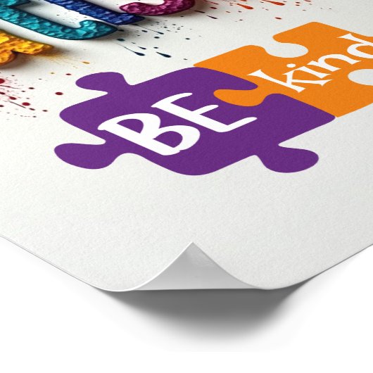 自閉症 ポスター (角)