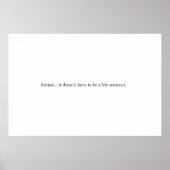 自閉症 ポスター (正面)