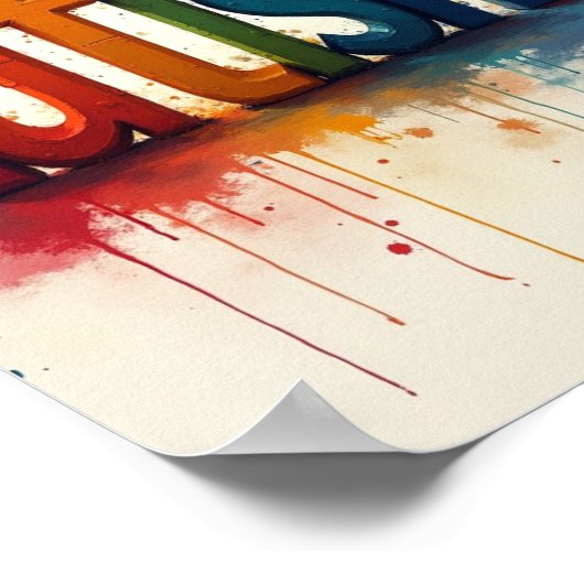 自閉症 ポスター (角)