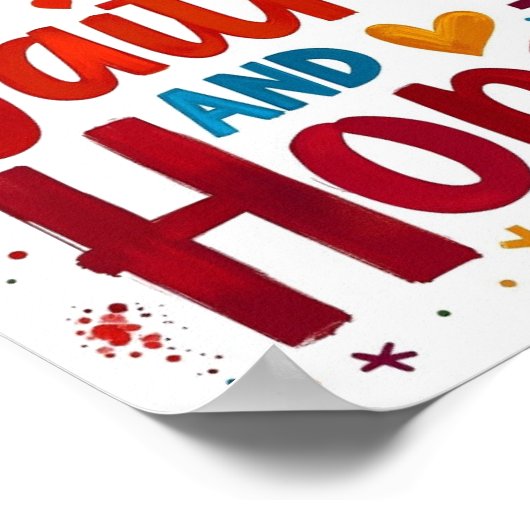 自閉症 ポスター (角)