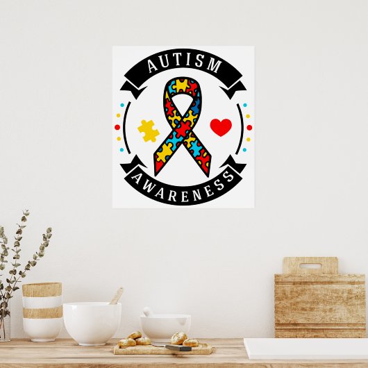 自閉症 ポスター (キッチン)