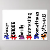 自閉症 ポスター (正面)