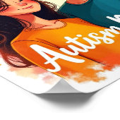 自閉症 ポスター (角)
