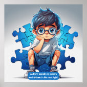 自閉症 – ポスター (正面)