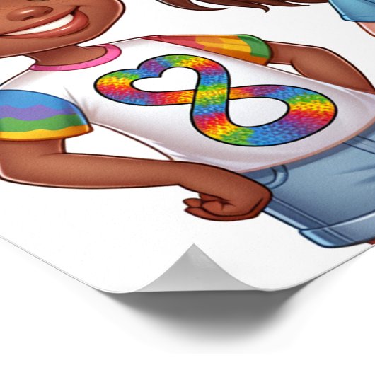 自閉症 ポスター (角)