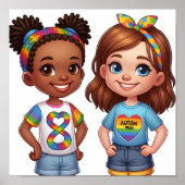 自閉症 ポスター (正面)