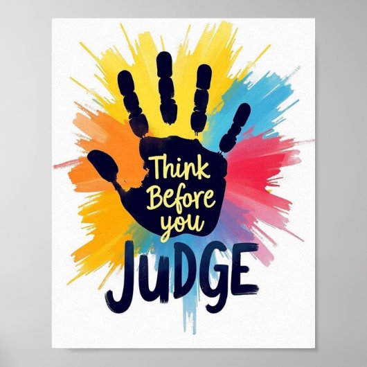 自閉症 ポスター (正面)