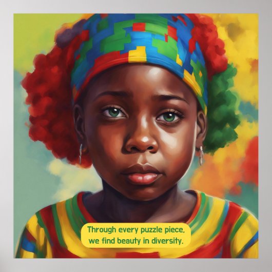 自閉症 – ポスター (正面)