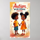 自閉症 ポスター (正面)