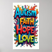 自閉症 ポスター (正面)