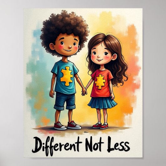 自閉症 ポスター (正面)