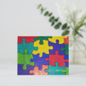 自閉症 ポストカード (スタンド正面)