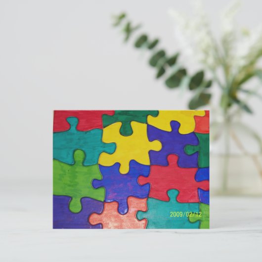 自閉症 ポストカード (スタンド正面)