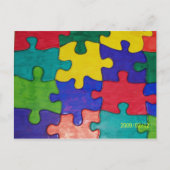 自閉症 ポストカード (正面)