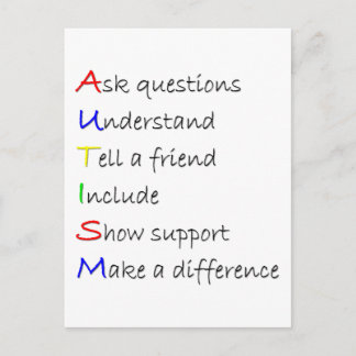 自閉症 ポストカード