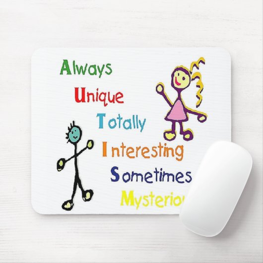 自閉症 マウスパッド (マウス)