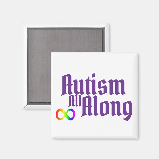 自閉症 マグネット (正面/裏面)