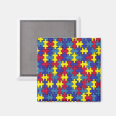 自閉症 マグネット (正面/裏面)