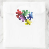 自閉症 ラウンドシール (バッグ)