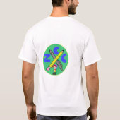 自閉症:万人に合うサイズはないという認識を広めるTシャツ Tシャツ (裏面)