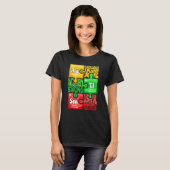 自閉症 化学元素 Tシャツ (正面フル)